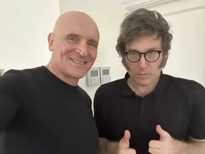 El cuestionado candidato Jos� Luis Espert y el presidente Javier Milei. (Foto: archivo web)