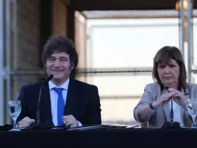 El presidente Javier Milei y la ministra de Seguridad, Patricia Bullrich, presentaron un proyecto de reforma del C�digo Penal.