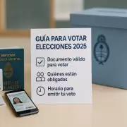Gu�a para votar en las Elecciones 2025: qu� documento sirve, qui�nes est�n obligados y hasta qu� hora puedo hacerlo