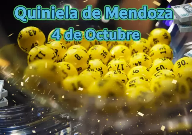 Estos son los resultados de la quiniela de Mendoza del 4 de octubre de 2025