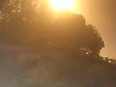 Una luz cruz� Mendoza e ilumin� el cielo y fue visto en gran parte de la provincia/ Fuente: Captura de video