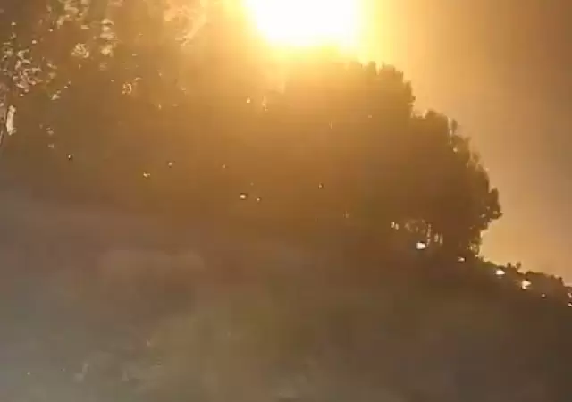 Una luz cruz� Mendoza e ilumin� el cielo y fue visto en gran parte de la provincia/ Fuente: Captura de video