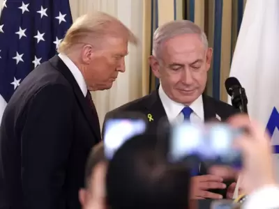 Donald Trump y Benjam�n Netanyahu