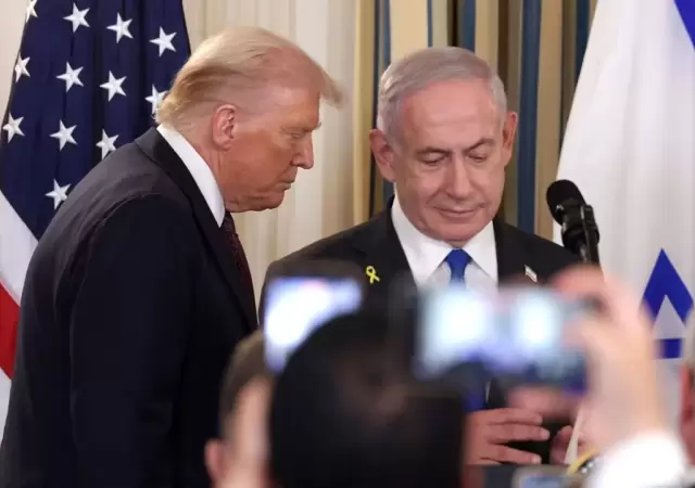 Donald Trump y Benjam�n Netanyahu