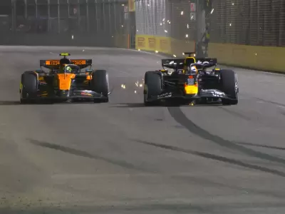Franco Colapinto termin� 16� y Russell se qued� con el GP de Singapur