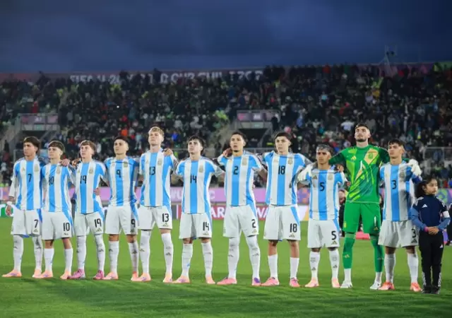 Selecci�n Argentina Sub 20/ Fuente: AFA