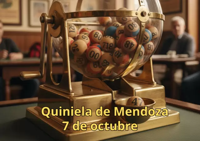 Quiniela de Mendoza del 7 de octubre de 2025.