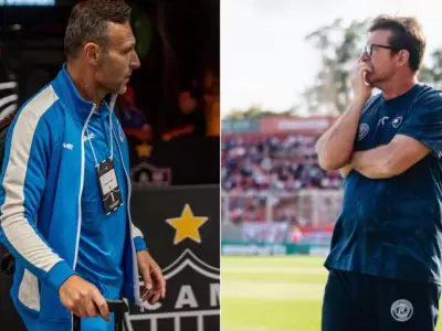 Ribonetto y Berti preparan el partido.