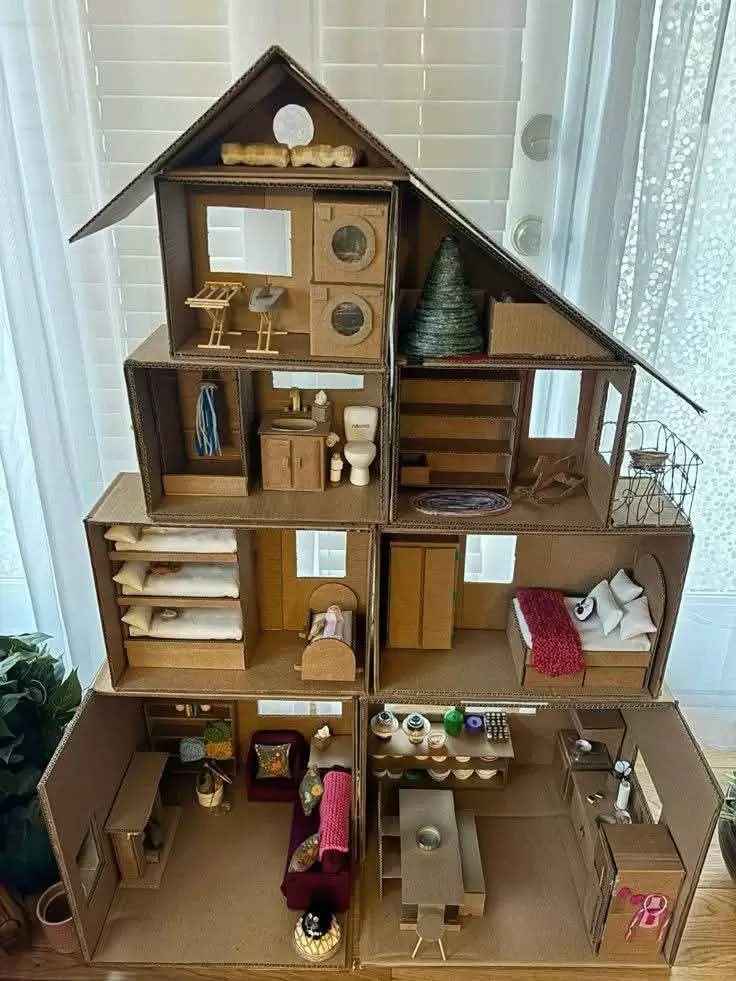 Casas de mu�ecas/ Fuente: Pinterest