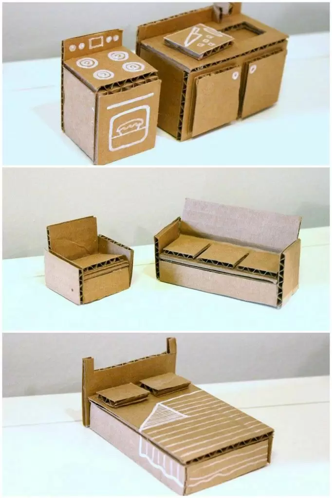 Accesorios casas de mu�ecas/ Fuente: Pinterest