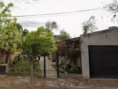 La casa donde fueron encontrados los cuerpos calcinados/ Fuente: Web