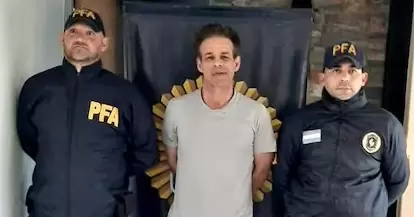 Federico Fred Machado, detenido por la Polic�a Federal. (Foto: web)