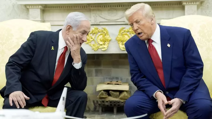 Benjam�n Netanyahu y Donald Trump.