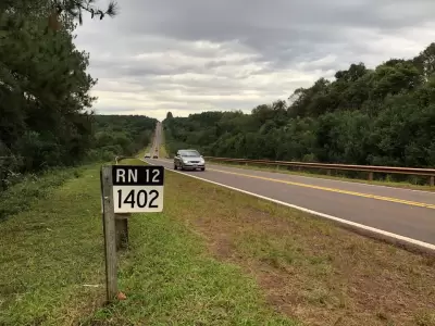 La ruta 12, conocida como la ruta del Mercosur