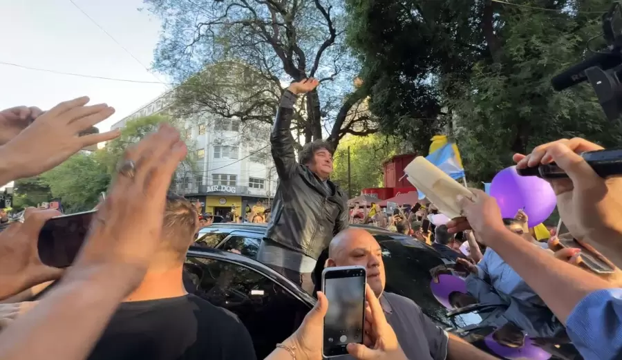 El presidente Javier Milei estuvo en Mendoza y recibi� aplausos, pero tambi�n abucheos.
