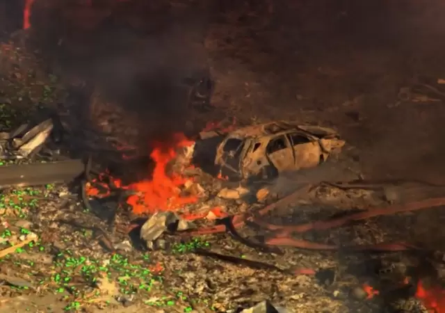 La tremenda explosi�n dej� un saldo incierto de fallecidos.