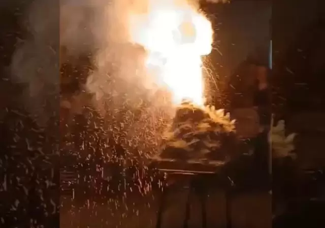 Explot� un volc�n y una nena de 10 est� grave/ Fuente: Captura de pantalla de video