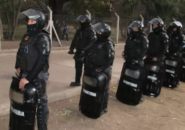 Operativo de seguridad para Independiente Rivadavia- Godoy Cruz/ Fuente: Ministerio de Seguridad de Mendoza