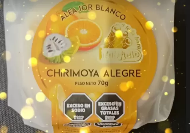 El alfajor ganador tiene relleno de chirimoya alegre/ Fuente: Instagram Festival del Alfajor