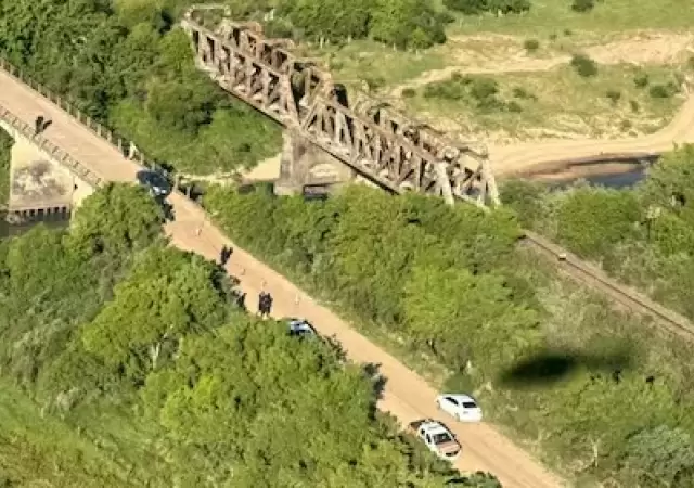 La zona del arroyo Yeru�, en Entre R�os, donde encontraron el cuerpo con orificios de bala.