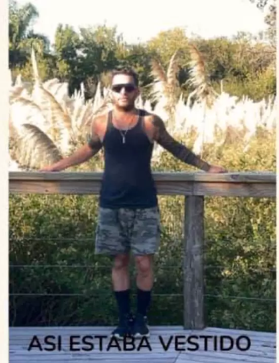 Foto de Palacios. Con esa misma ropa fue encontrado el cad�ver.