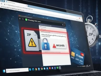 Alerta por SORVEPOTEL: el nuevo virus que roba claves bancarias desde WhatsApp Web en segundos.
