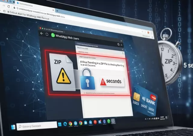Alerta por SORVEPOTEL: el nuevo virus que roba claves bancarias desde WhatsApp Web en segundos.