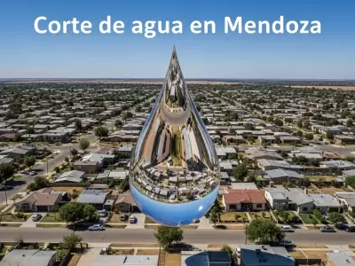 Corte de agua en Mendoza