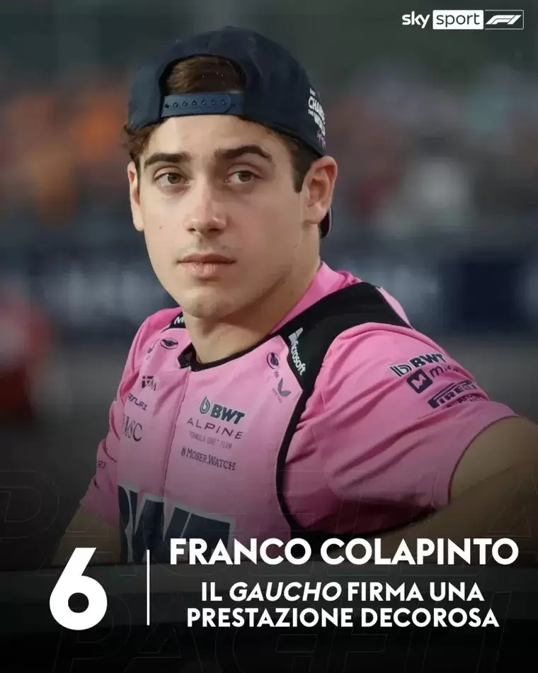 Franco Colapinto recibi� un significativo apodo de la prensa europea/ Fuente: X