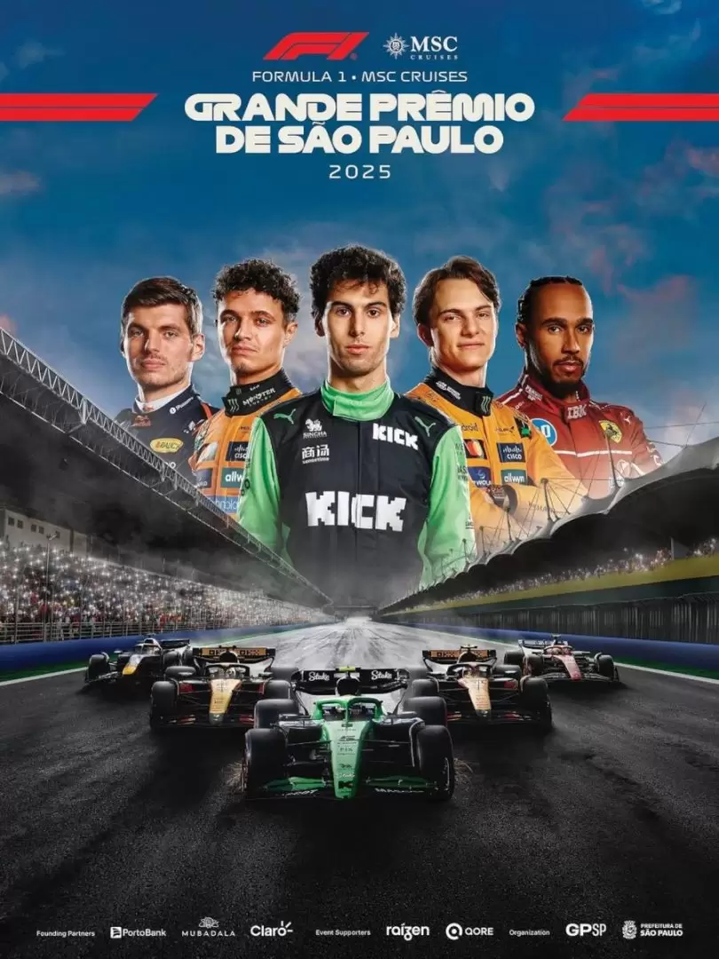 El afiche, sin Colapinto, que desató la polémica.