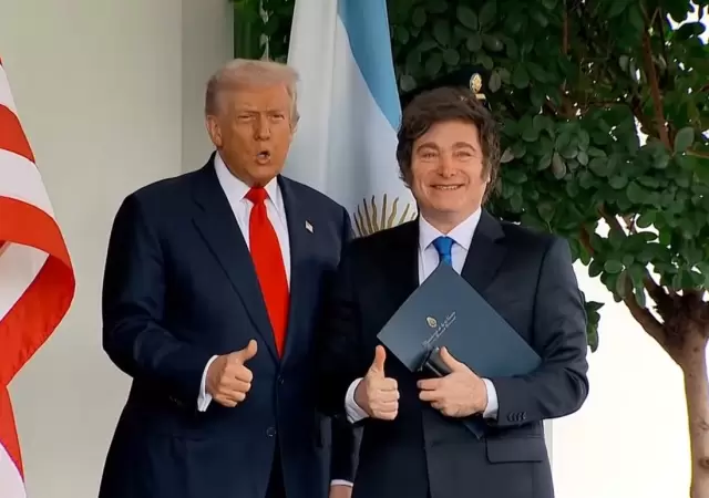 Los presidentes Trump y Milei y un acuerdo histrico para la Argentina. (Foto: web)