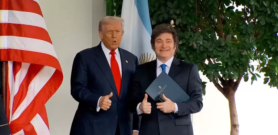 Los presidentes Trump y Milei y un acuerdo histrico para la Argentina. (Foto: web)