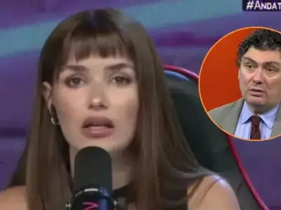 La periodista denunci� acoso de parte del economista
