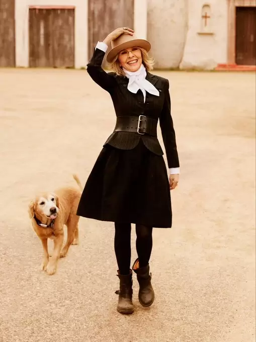 Keaton y su amado perro.