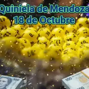 Quiniela de Mendoza: resultados del sábado 18 de octubre de 2025