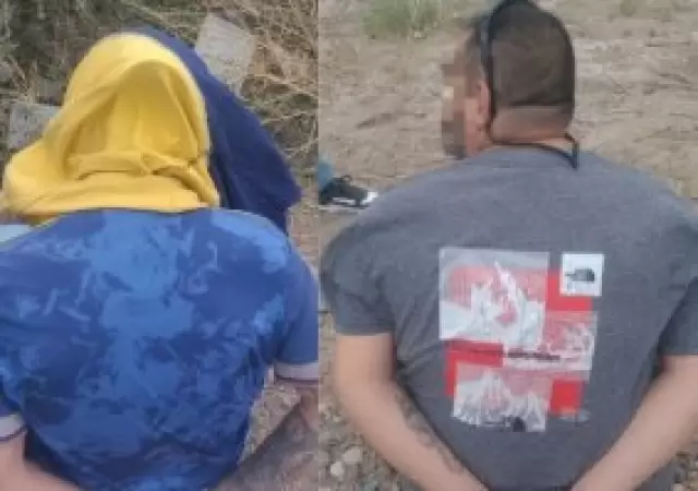 Los tres detenidos.