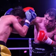 Juan Carrasco volvi� al ring, gan� por KO y conquist� el cetro Cono Sur AMB