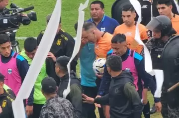 Lucas Comesaa no fue amenazado de muerte.