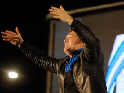 Javier Milei est� en la recta final de la campa�a/ Fuente: X