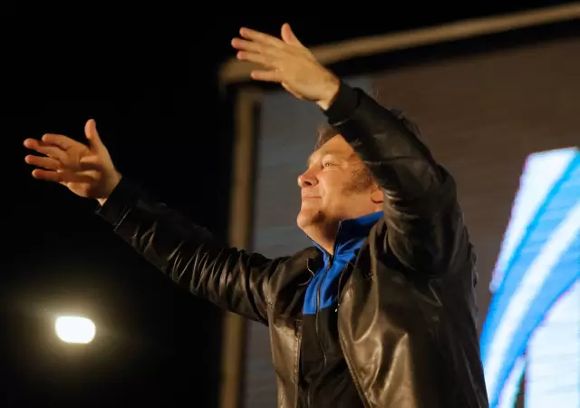 Javier Milei est� en la recta final de la campa�a/ Fuente: X