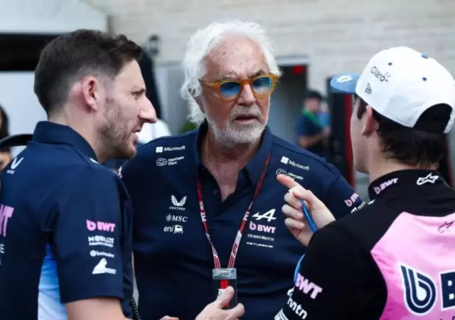 Briatore habla con Franco luego del GP de EE.UU.