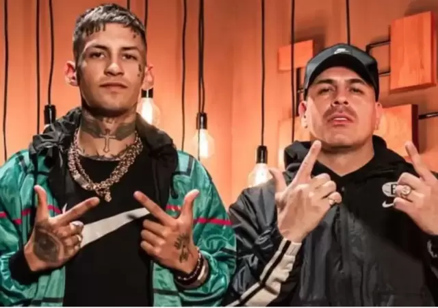 L-Gante y su manager, Maxi "el Brother", ahora enfrentados por una denuncia del cantante. (Foto: web)
