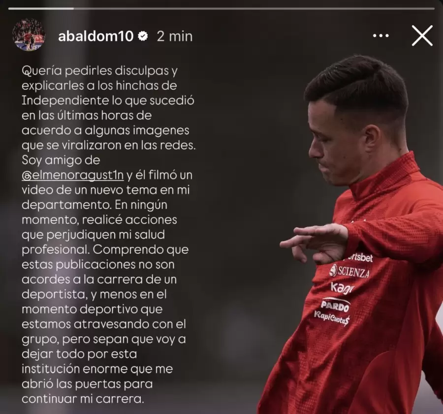 Las explicaciones de Mat�as Abaldo.