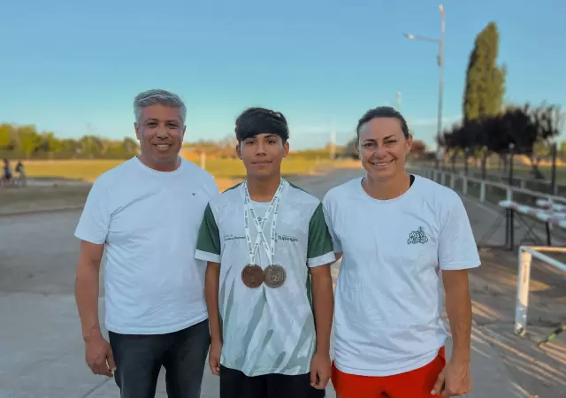 Tres tupungatinos hicieron podio en los Juegos Evita/ Fuente: Prensa Tupungato