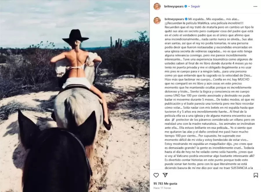 Britney Spears gener� preocupaci�n al revelar que sufri� da�o cerebral.