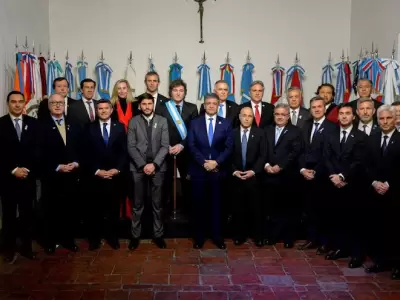 Milei y los gobernadores.