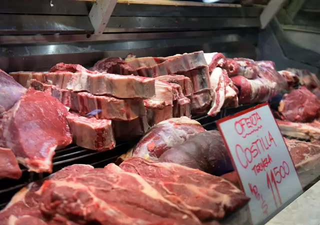 El asado lider� los aumentos. Imagen: archivo