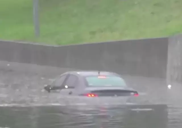 Fuerte tormenta en AMBA/ Fuente: X