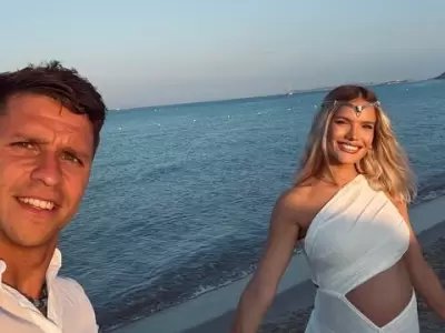 Eva Bargiela y Gian Simeone/ Fuente: Instagram