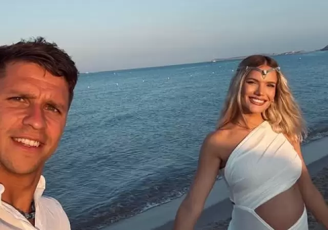 Eva Bargiela y Gian Simeone/ Fuente: Instagram